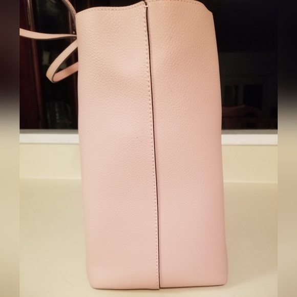 Coach Pink Leather Tote - Includes Purse Organizer - Picture 3 of 12